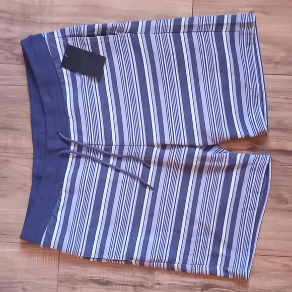 Hurley Coastal Dunes French Terry Knit Shorts Mens Size Large  Blue - Picture 1 of 4